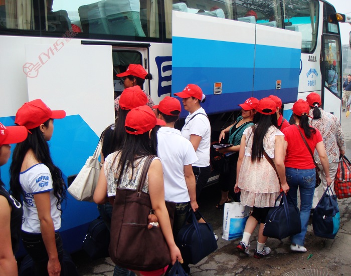 湖北工会家政团抵京