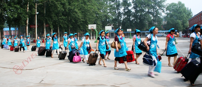 湖北工会家政团抵京