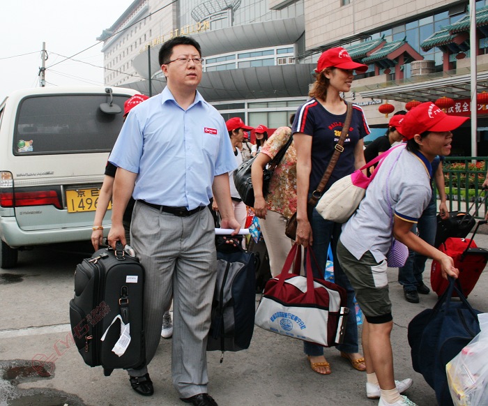 广西工会家政团抵京