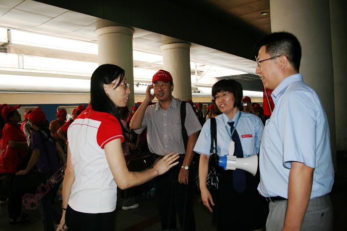 广西工会家政团抵京